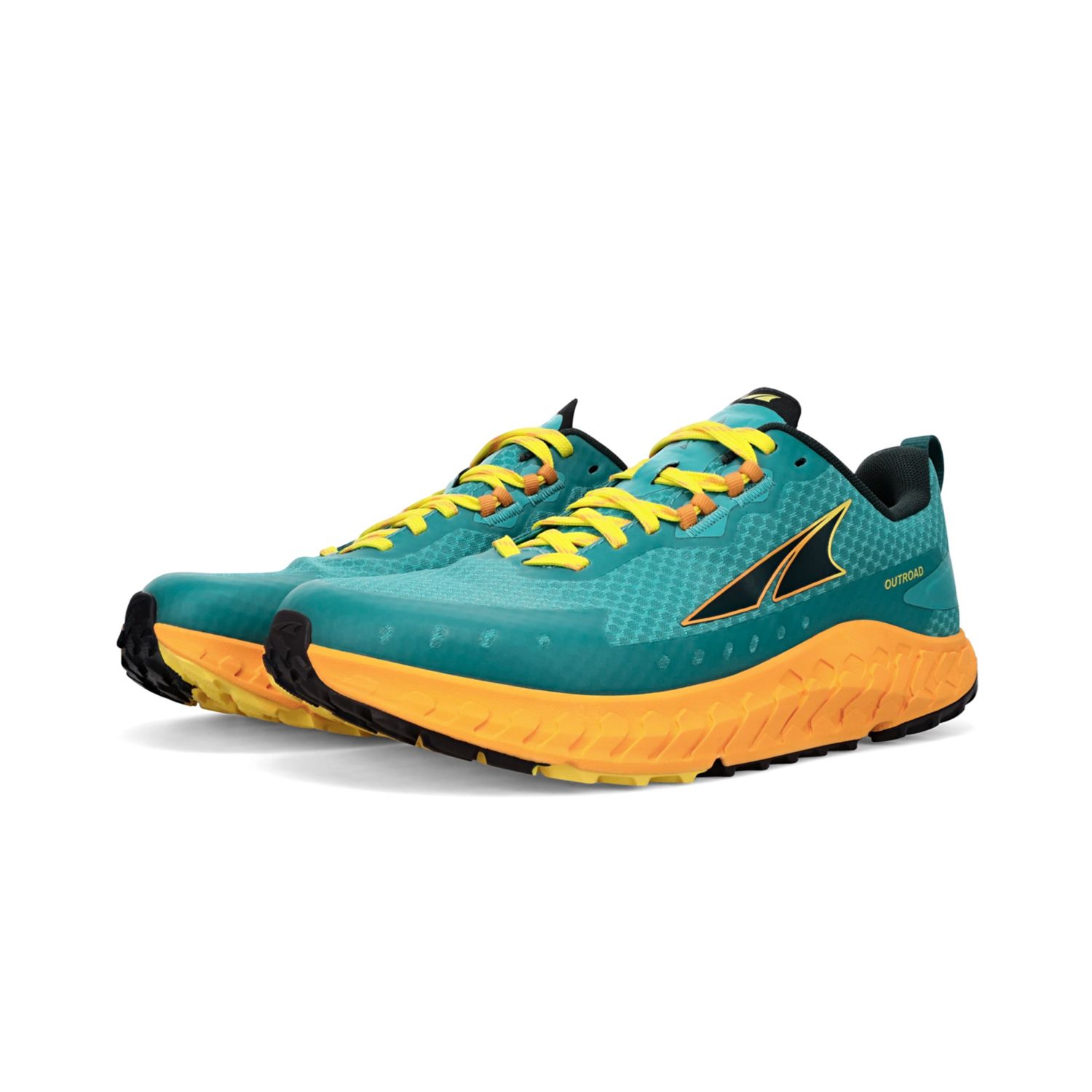 Altra Outroad Women's Road Running Shoes Turquoise / Yellow | South Africa-17205489